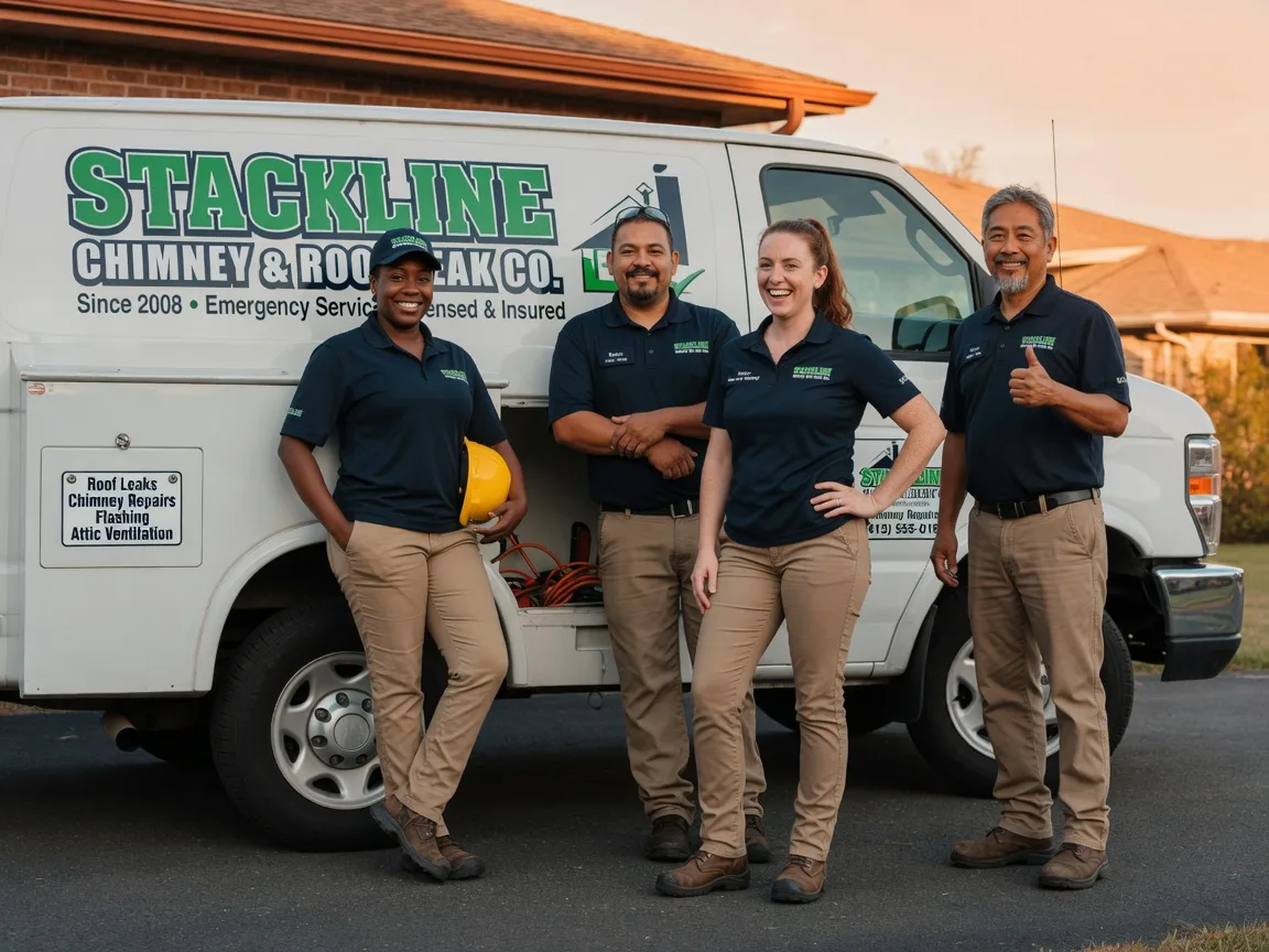 Chimney flashing repair company in Toano, VA